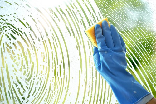 Cleaner preparing a carpet cleaning booking and service checklist