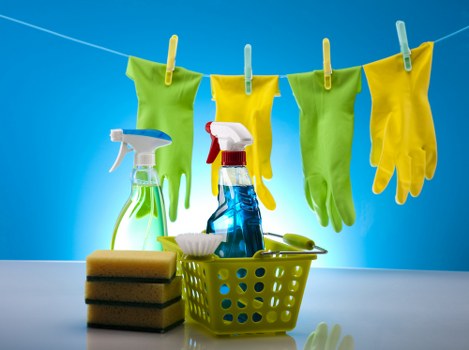 Local cleaning team working in a Crystalpalace property